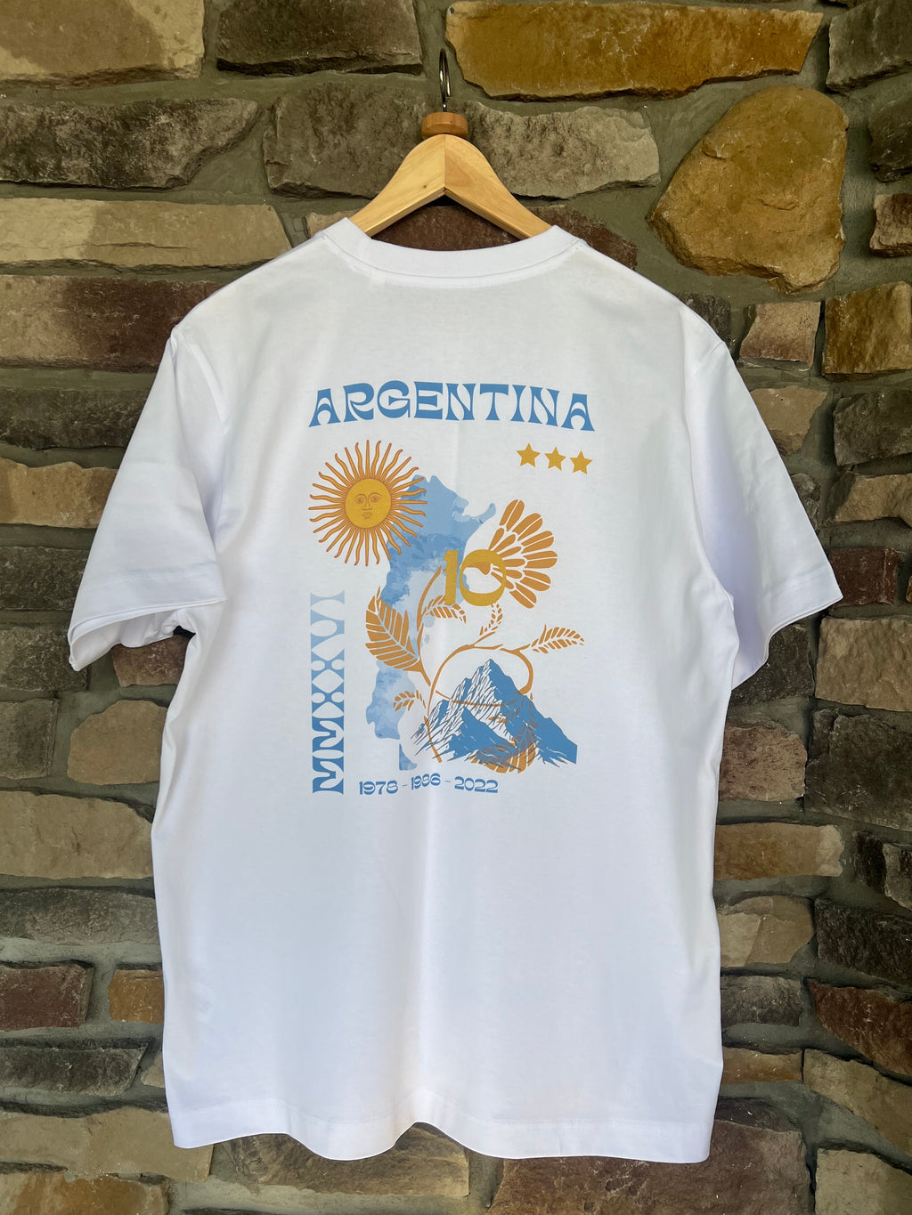 T-Shirt Argentine Édition limitée - Hommage à l'Albiceleste -  Collection TIKI TAKA CDM 2026