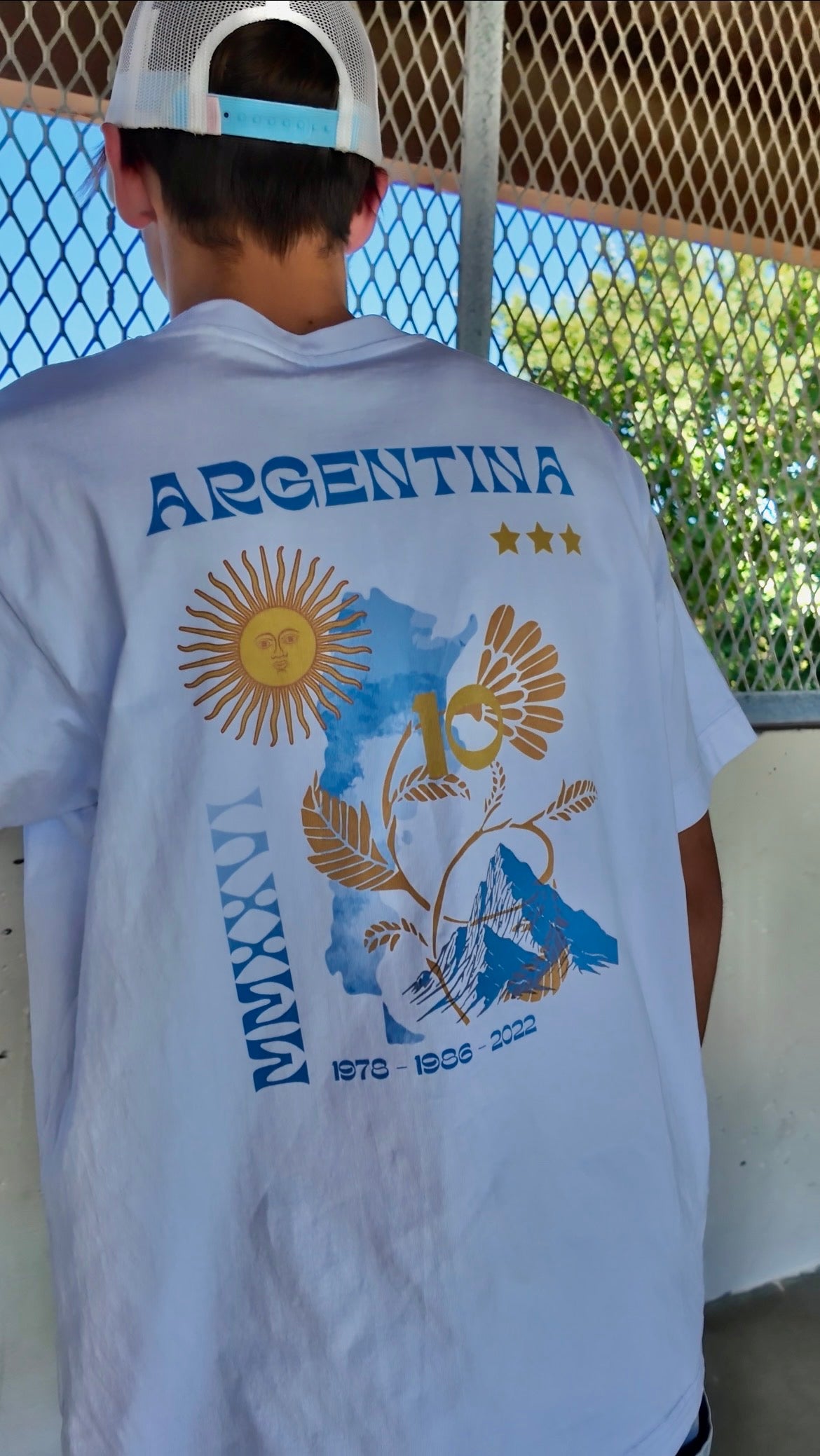 T-Shirt Argentine Édition limitée - Hommage à l'Albiceleste -  Collection TIKI TAKA CDM 2026